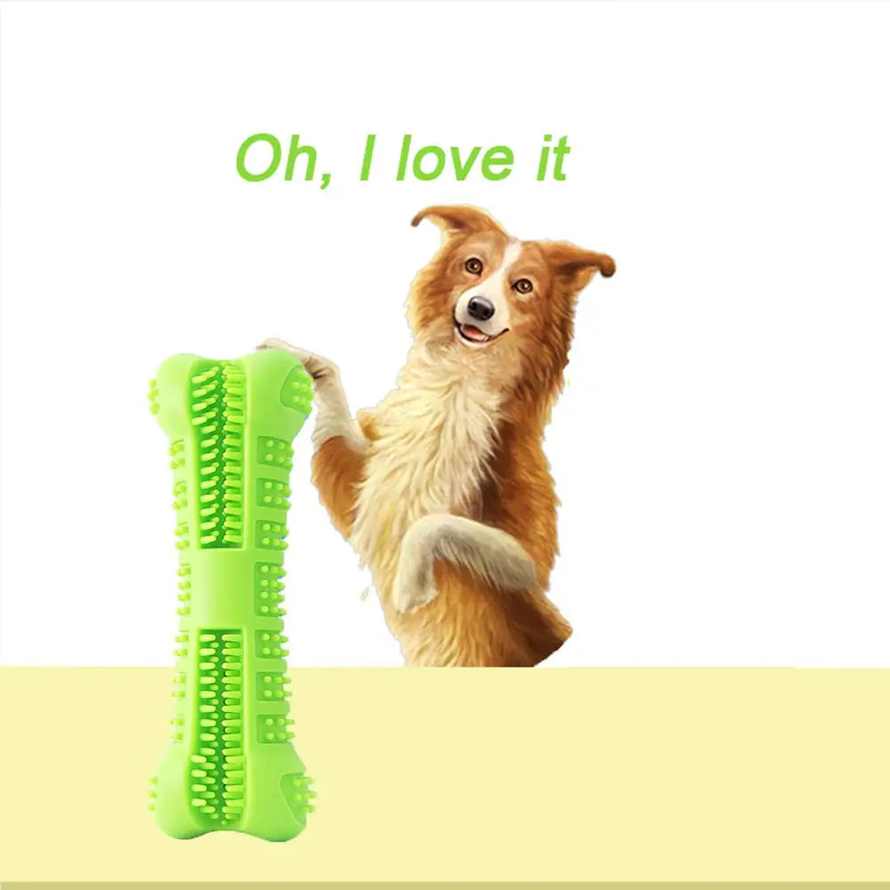 Soft Rubber Dog Toothbrushes Puppy Chew Toys Dog Brush Stick 360 Degree Teeth Cleaning Toothpaste for Small Dogs Pet Toothbrush