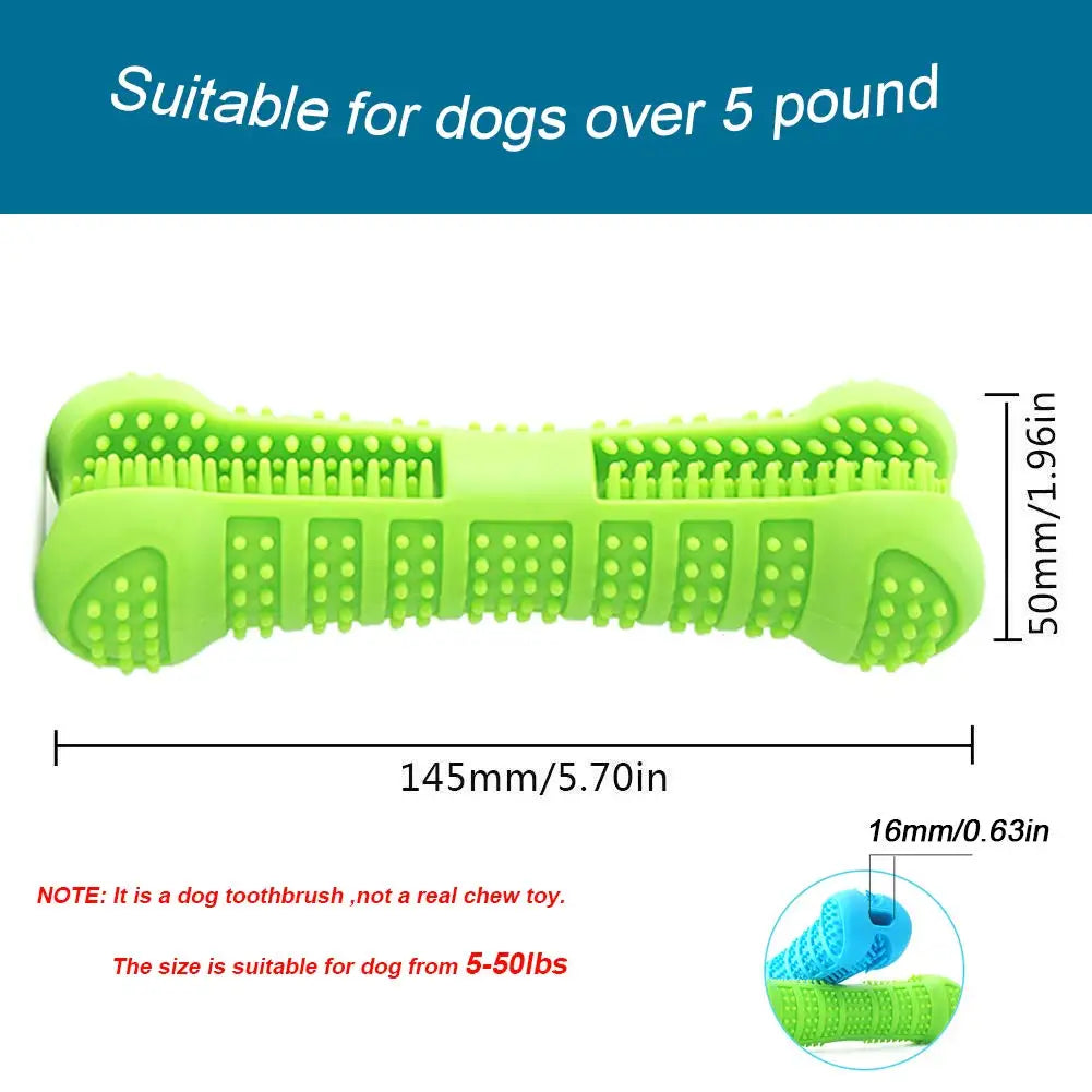 Soft Rubber Dog Toothbrushes Puppy Chew Toys Dog Brush Stick 360 Degree Teeth Cleaning Toothpaste for Small Dogs Pet Toothbrush