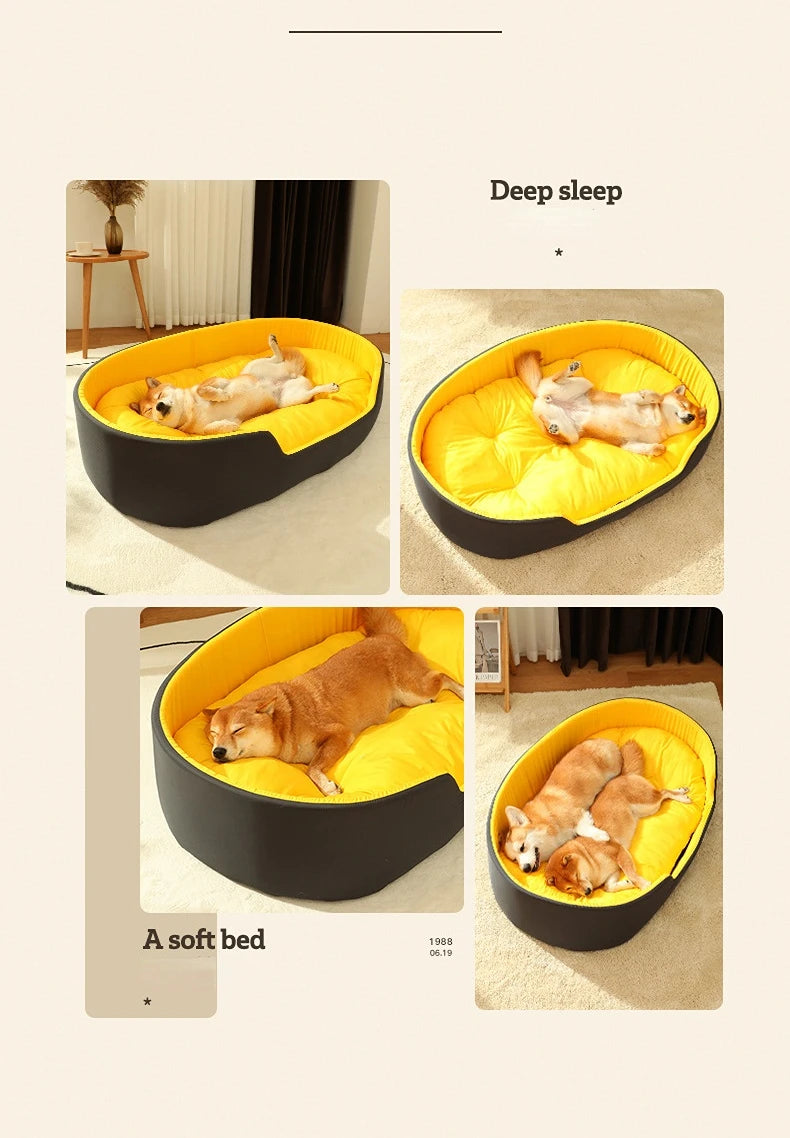 Bed for Dog Cat Pet Kennel Medium Dog Sofa Bed Cushion Pet Calming Dog Bed House Pet Supplies Accessories Four seasons universal