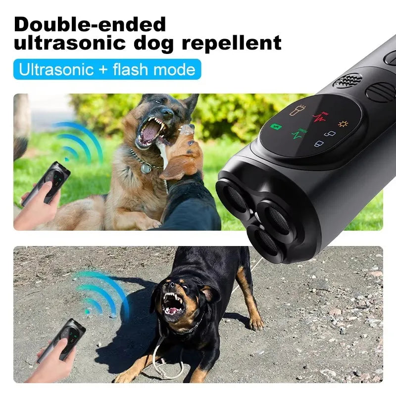 New Bark Catcher with LED Flashlight, Dog Repeller, Anti-Barker, Deterrent Bark Repeller