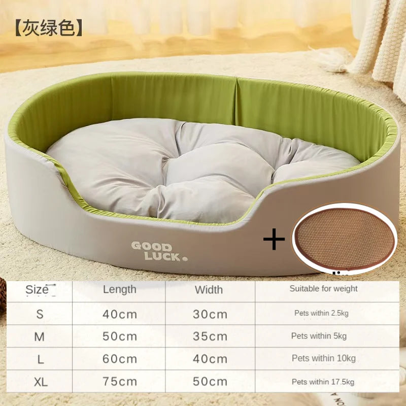 Bed for Dog Cat Pet Kennel Medium Dog Sofa Bed Cushion Pet Calming Dog Bed House Pet Supplies Accessories Four seasons universal