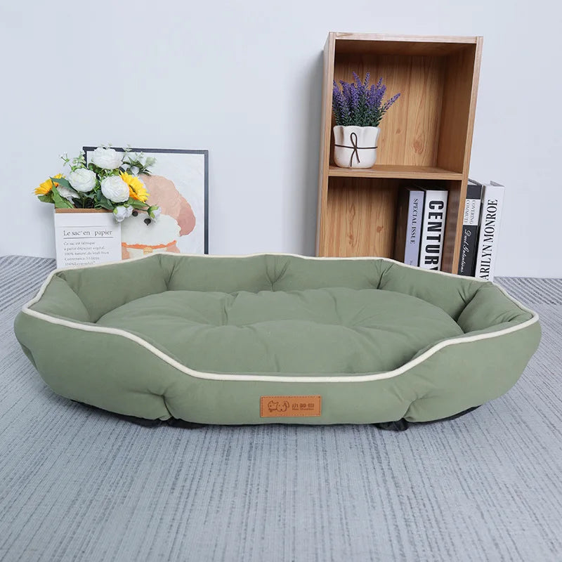 Pet Sofa Sleeping Bed Large Dog Bed House for Cats Big Space Dog Sofa Sleeping Mat Winter Warm Dog Cushion