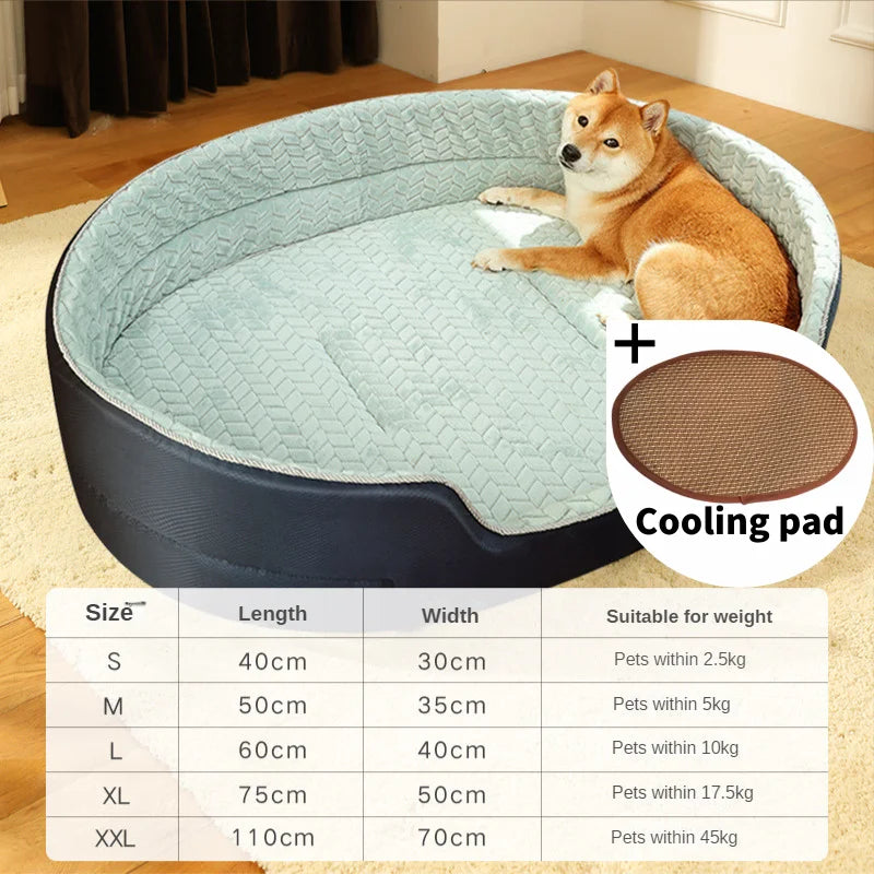 Bed for Dog Cat Pet Kennel Medium Dog Sofa Bed Cushion Pet Calming Dog Bed House Pet Supplies Accessories Four seasons universal