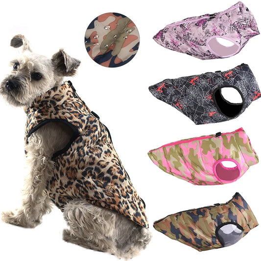 Winter Pet Warm Windproof Jacket for Small Medium Dogs Waterproof Coat Puppy Cat Jacket Clothes Chihuahua Vest Bulldog Costumes