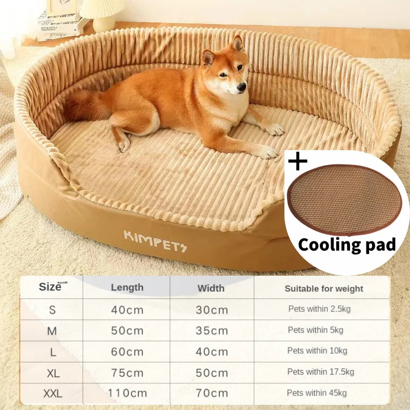 Bed for Dog Cat Pet Kennel Medium Dog Sofa Bed Cushion Pet Calming Dog Bed House Pet Supplies Accessories Four seasons universal