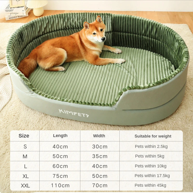 Bed for Dog Cat Pet Kennel Medium Dog Sofa Bed Cushion Pet Calming Dog Bed House Pet Supplies Accessories Four seasons universal