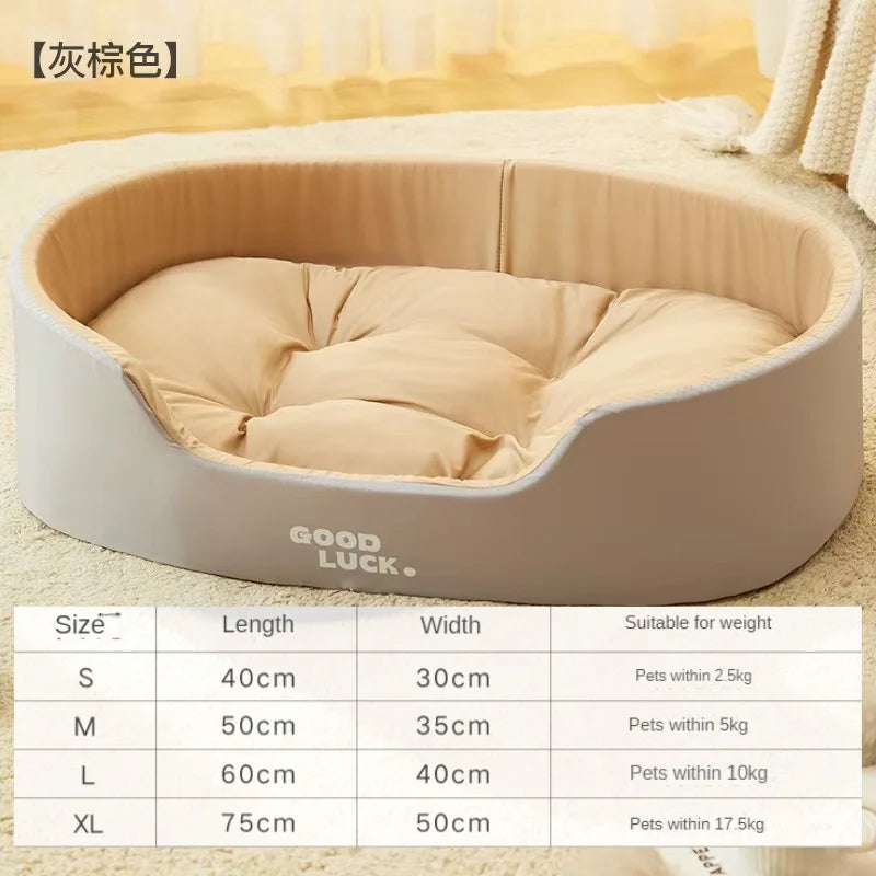 Bed for Dog Cat Pet Kennel Medium Dog Sofa Bed Cushion Pet Calming Dog Bed House Pet Supplies Accessories Four seasons universal