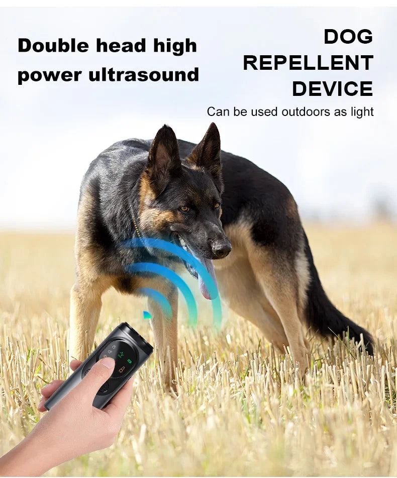 New Bark Catcher with LED Flashlight, Dog Repeller, Anti-Barker, Deterrent Bark Repeller