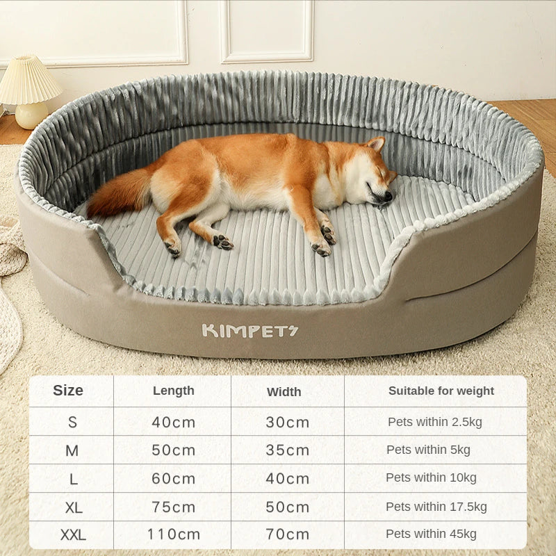 Bed for Dog Cat Pet Kennel Medium Dog Sofa Bed Cushion Pet Calming Dog Bed House Pet Supplies Accessories Four seasons universal