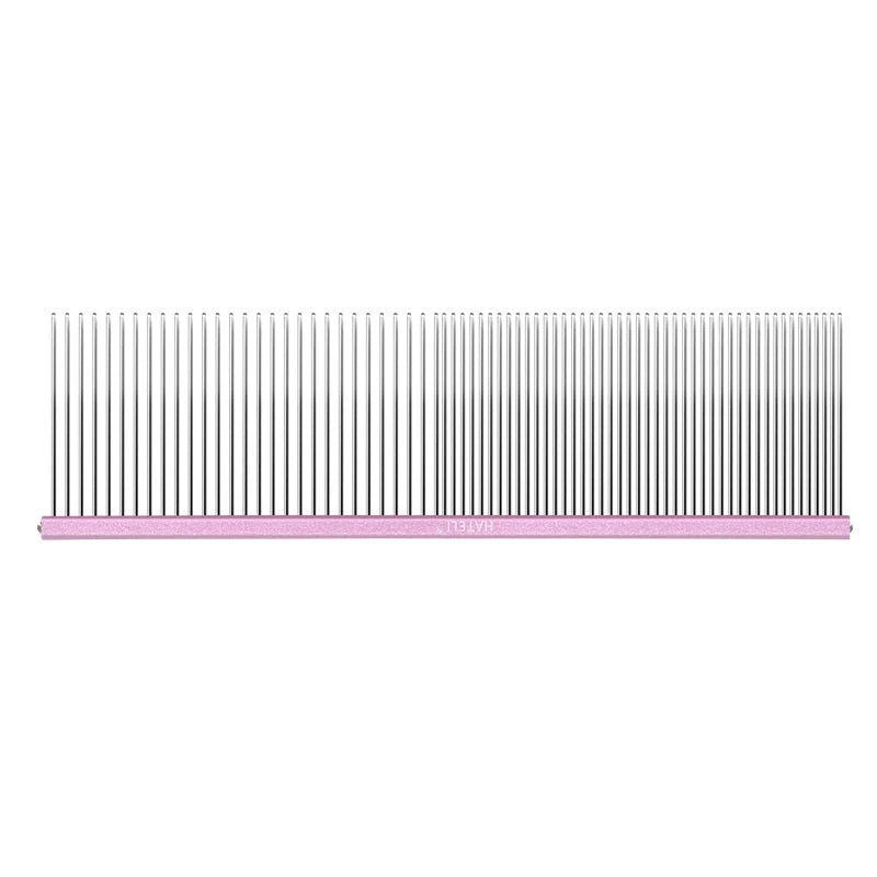 16/19cm Pet Hair Comb For Dog Comb Cat Detangler Fur Trimming Dematting Deshed Brush Grooming Tool For Long Hair Curly Pet