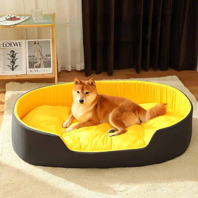 Bed for Dog Cat Pet Kennel Medium Dog Sofa Bed Cushion Pet Calming Dog Bed House Pet Supplies Accessories Four seasons universal