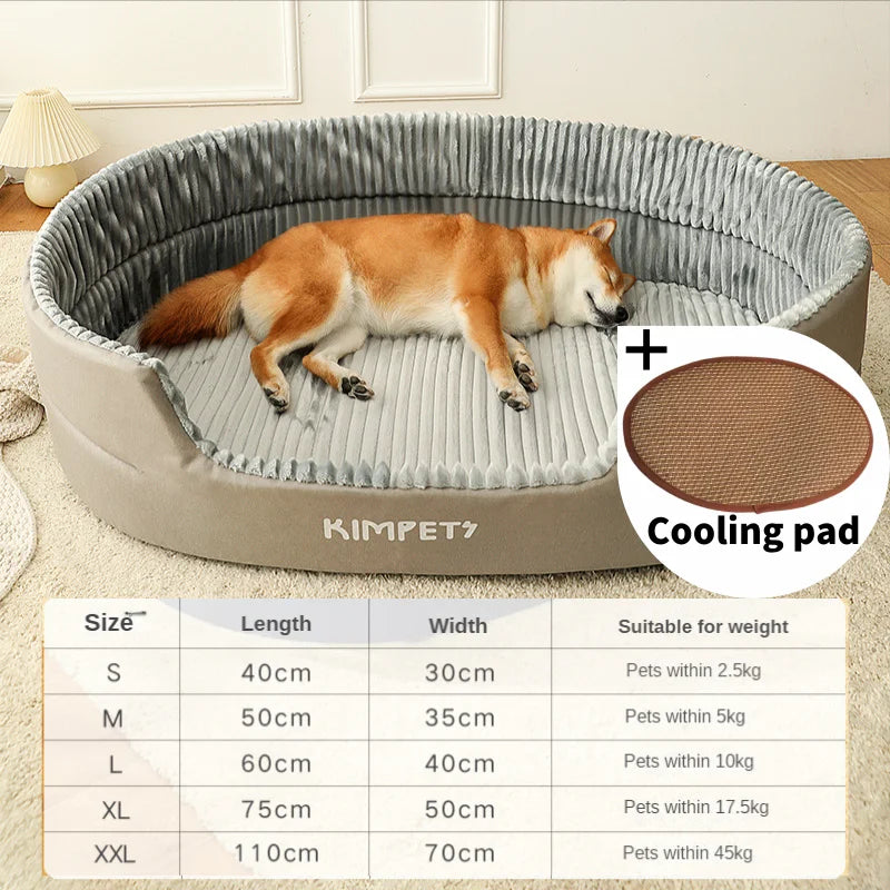 Bed for Dog Cat Pet Kennel Medium Dog Sofa Bed Cushion Pet Calming Dog Bed House Pet Supplies Accessories Four seasons universal