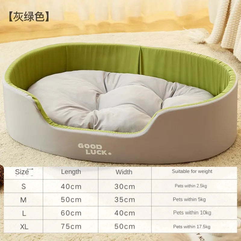 Bed for Dog Cat Pet Kennel Medium Dog Sofa Bed Cushion Pet Calming Dog Bed House Pet Supplies Accessories Four seasons universal