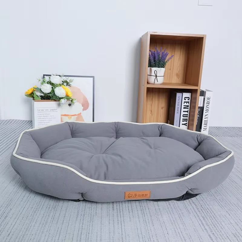 Pet Sofa Sleeping Bed Large Dog Bed House for Cats Big Space Dog Sofa Sleeping Mat Winter Warm Dog Cushion