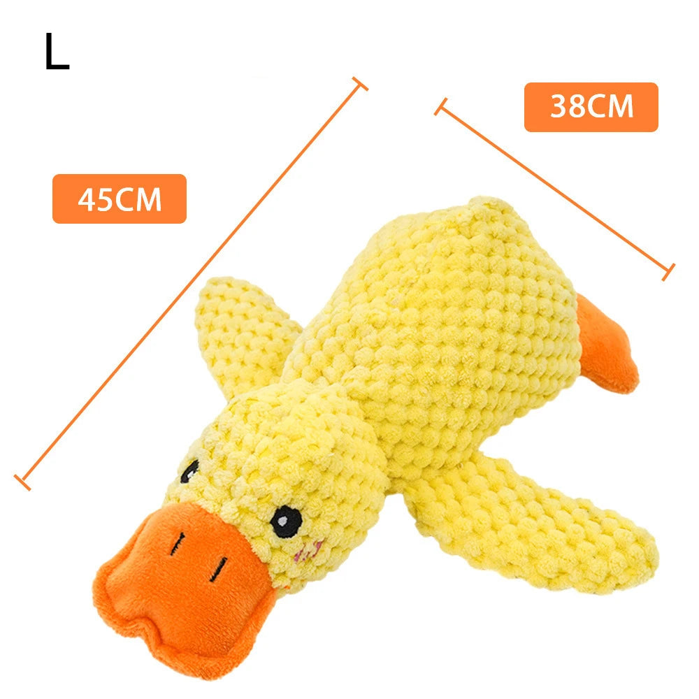 Duck Shape Dog Toy Quacking Pet Toys for Small Large Dog Cat Durable Puppy Molar Chew Toy Fun Interactive Plaything Dog Supplies