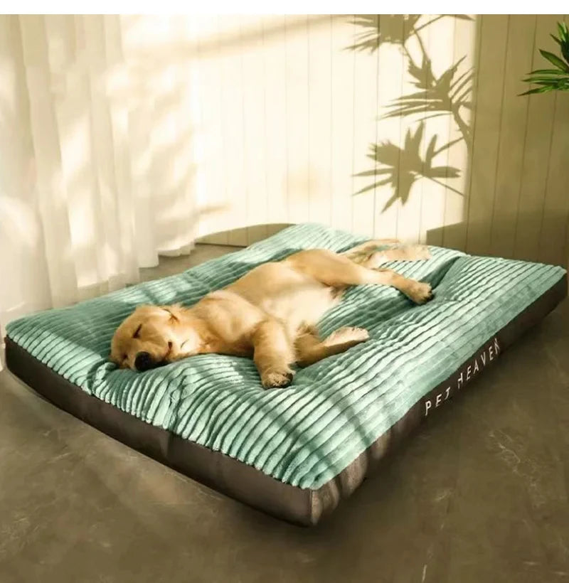 Winter Warm Pet Dog Bed Corduroy Dog Sleeping Mat Soft Pet Mat for Small Medium Large Dogs Detachable Washable Puppy Bed