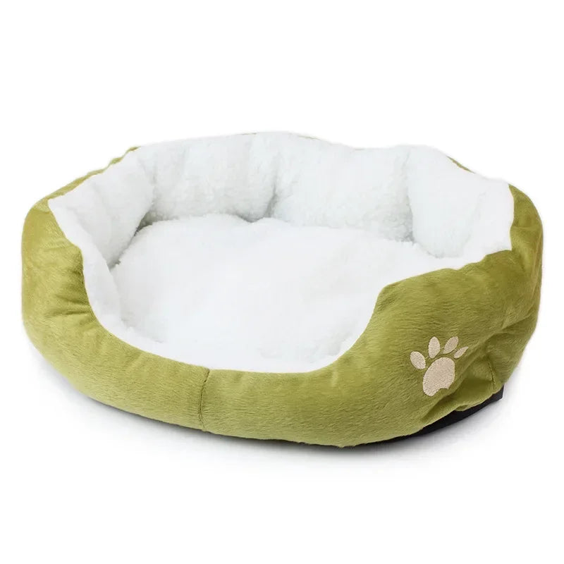 Washable Super Soft Dog Bed Pet Bed Mat Supplies Plush Cat Mat Small and Large Size Lambswool Kennel Teddy Bichon