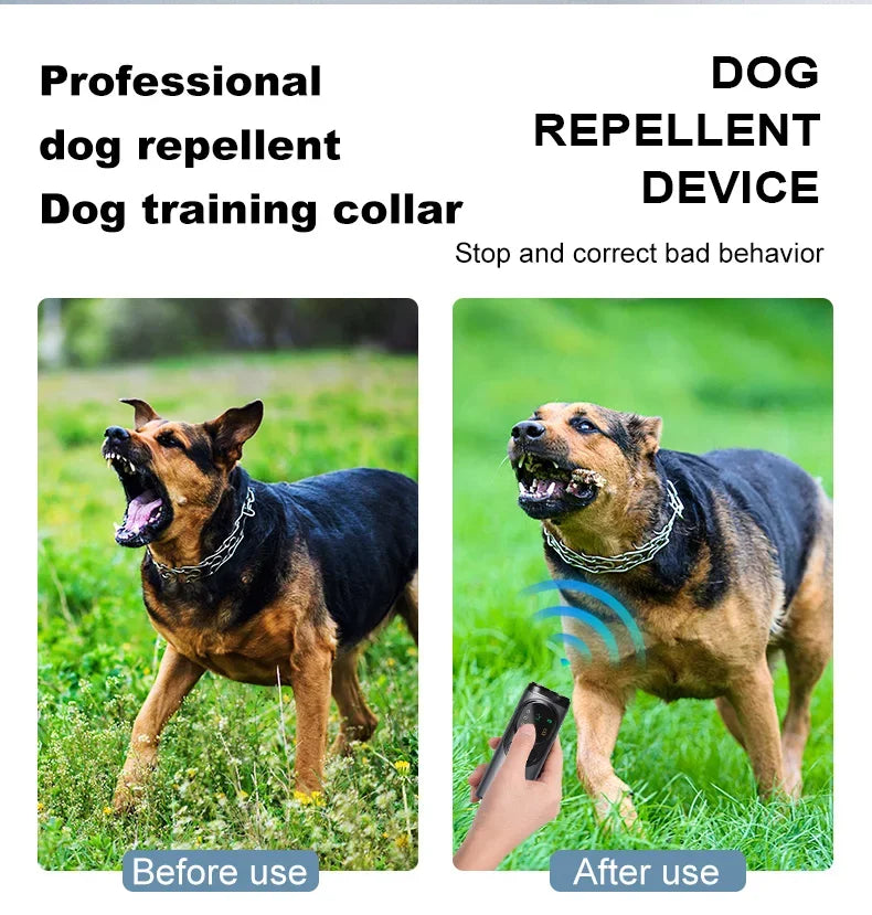 New Bark Catcher with LED Flashlight, Dog Repeller, Anti-Barker, Deterrent Bark Repeller