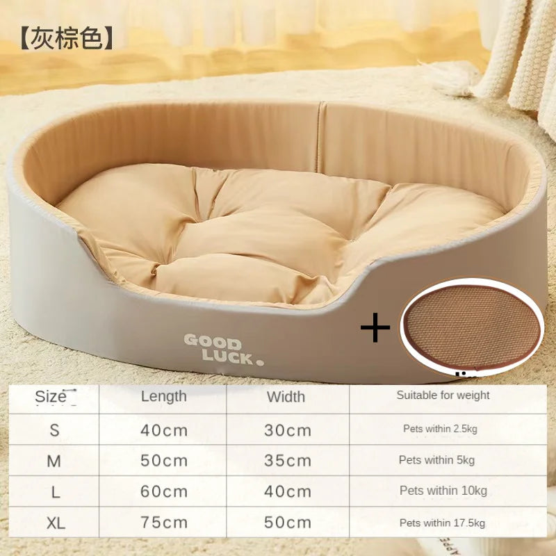 Bed for Dog Cat Pet Kennel Medium Dog Sofa Bed Cushion Pet Calming Dog Bed House Pet Supplies Accessories Four seasons universal