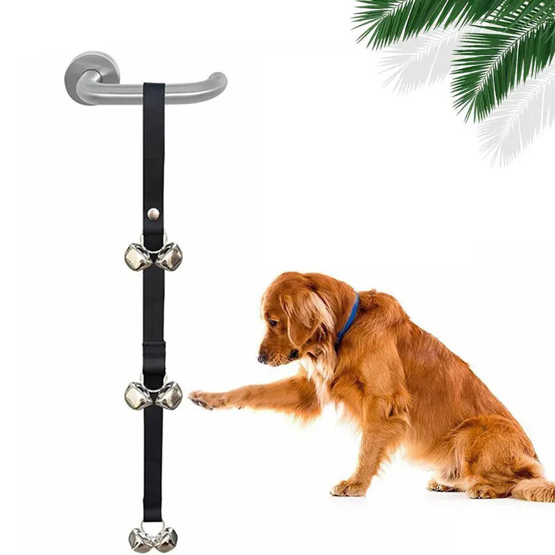 1pc Pet Doorbell Rope Dog Outdoor Alarm Doorbell Rope Tease Cat Toy Pet Training Bell Rope