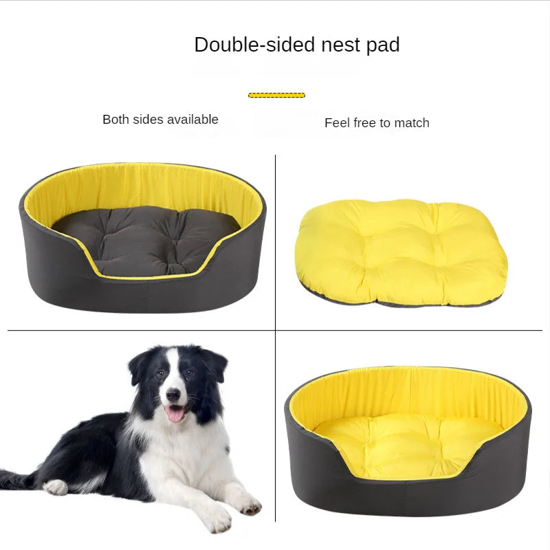 Bed for Dog Cat Pet Kennel Medium Dog Sofa Bed Cushion Pet Calming Dog Bed House Pet Supplies Accessories Four seasons universal