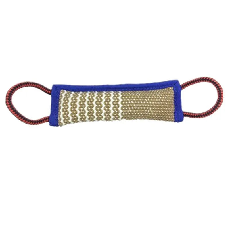 Training dogs to use coarse jute chew sticks to pick up molars, dog chew sticks, German shepherd dog chew pillows