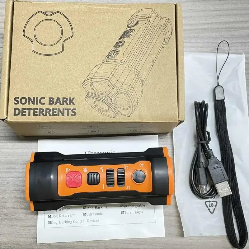 Dog Bark Deterrent Devices Enhanced Ultrasonic Anti Bark Device for Dogs Triple Sonic Emitters Much Better(3X) for Dog Training