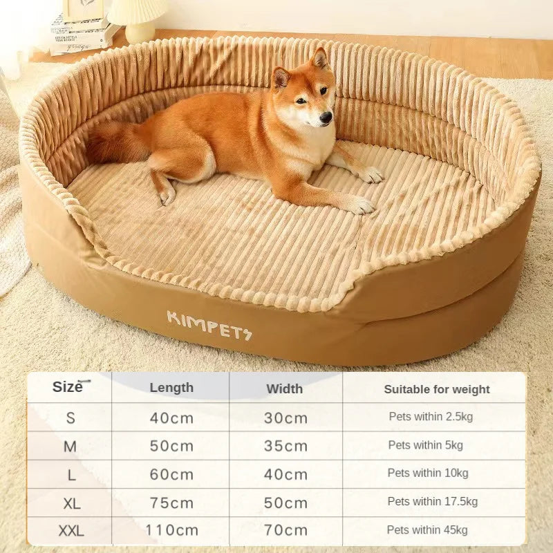 Bed for Dog Cat Pet Kennel Medium Dog Sofa Bed Cushion Pet Calming Dog Bed House Pet Supplies Accessories Four seasons universal