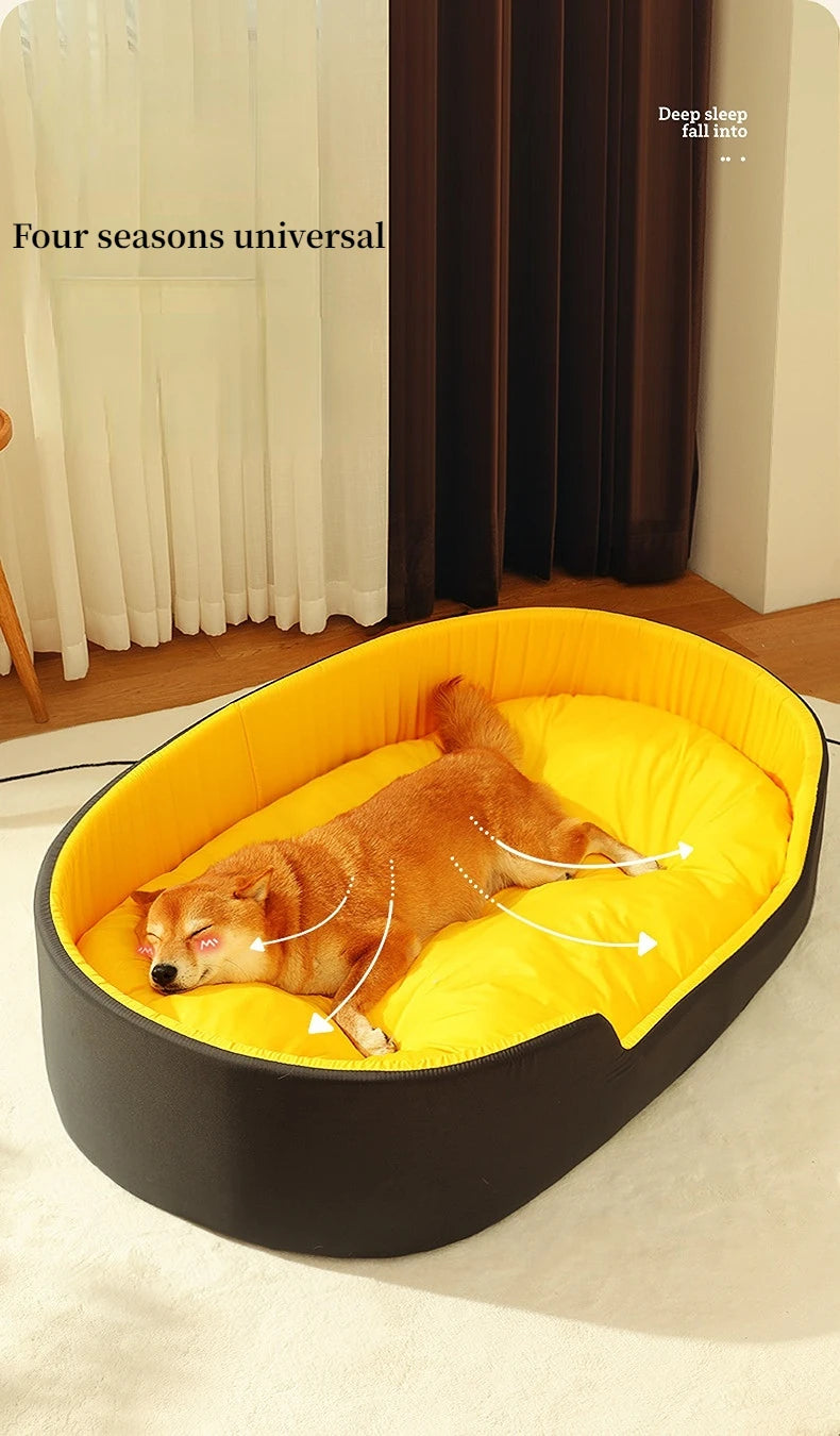 Bed for Dog Cat Pet Kennel Medium Dog Sofa Bed Cushion Pet Calming Dog Bed House Pet Supplies Accessories Four seasons universal