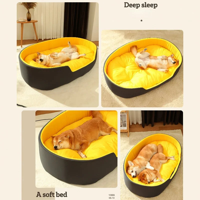 Bed for Dog Cat Pet Kennel Medium Dog Sofa Bed Cushion Pet Calming Dog Bed House Pet Supplies Accessories Four seasons universal