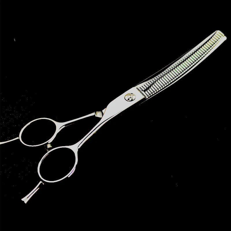 Pet Scissors, Dog Beauty, Teddy Trimming, 7-inch Double Tailed Thinning Bent Teeth Clipper, Home Learning, Bent Pong, Natural