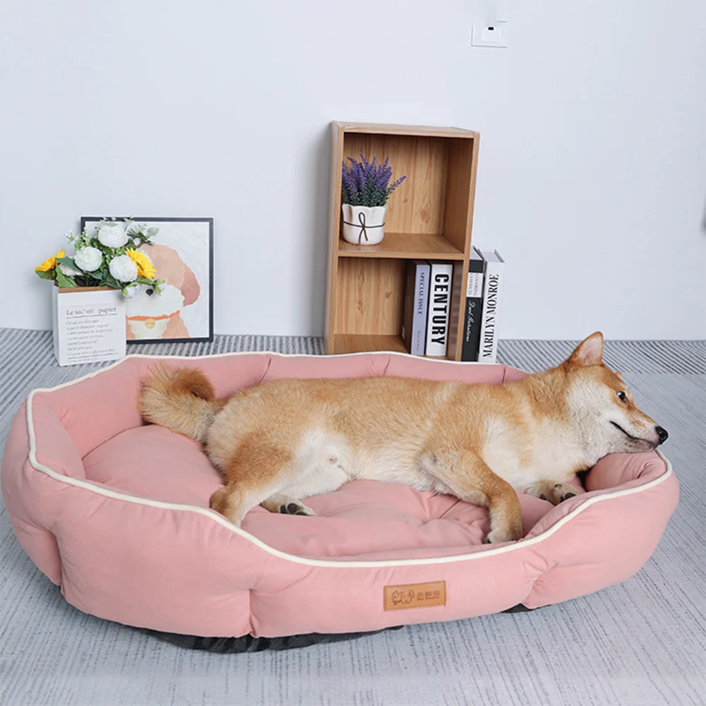 Pet Sofa Sleeping Bed Large Dog Bed House for Cats Big Space Dog Sofa Sleeping Mat Winter Warm Dog Cushion