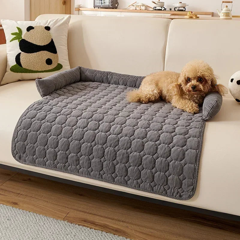 Square Winter Soft Warm House for Dog Bed for Small Dog Mat Super Soft Cat Bed Pet Sofa Pad Plush Neck Pillow Cat Nest Travel