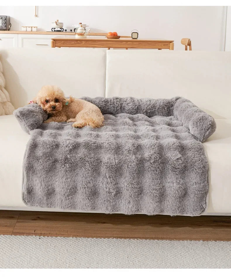 Square Winter Soft Warm House for Dog Bed for Small Dog Mat Super Soft Cat Bed Pet Sofa Pad Plush Neck Pillow Cat Nest Travel