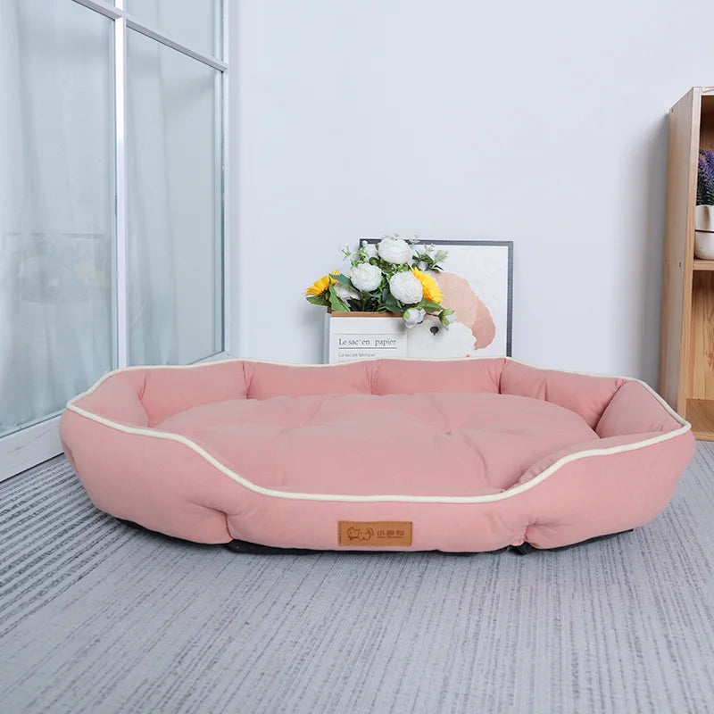 Pet Sofa Sleeping Bed Large Dog Bed House for Cats Big Space Dog Sofa Sleeping Mat Winter Warm Dog Cushion