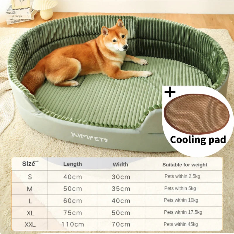 Bed for Dog Cat Pet Kennel Medium Dog Sofa Bed Cushion Pet Calming Dog Bed House Pet Supplies Accessories Four seasons universal