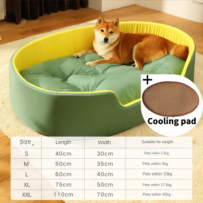 Bed for Dog Cat Pet Kennel Medium Dog Sofa Bed Cushion Pet Calming Dog Bed House Pet Supplies Accessories Four seasons universal