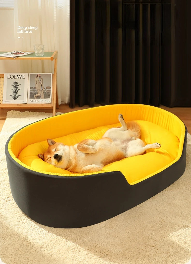 Bed for Dog Cat Pet Kennel Medium Dog Sofa Bed Cushion Pet Calming Dog Bed House Pet Supplies Accessories Four seasons universal