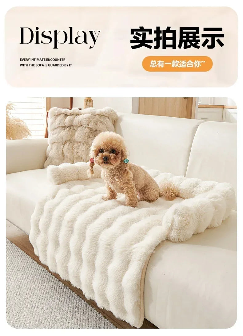 Square Winter Soft Warm House for Dog Bed for Small Dog Mat Super Soft Cat Bed Pet Sofa Pad Plush Neck Pillow Cat Nest Travel