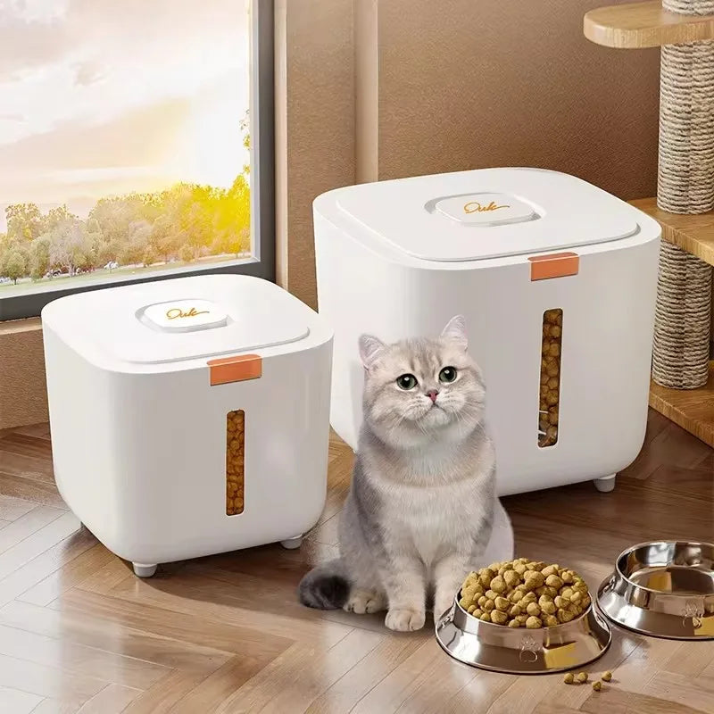 Pet food storage barrel large storage barrel food sealed moisture-proof cat food barrel storage cat food dog food barrel Pet foo