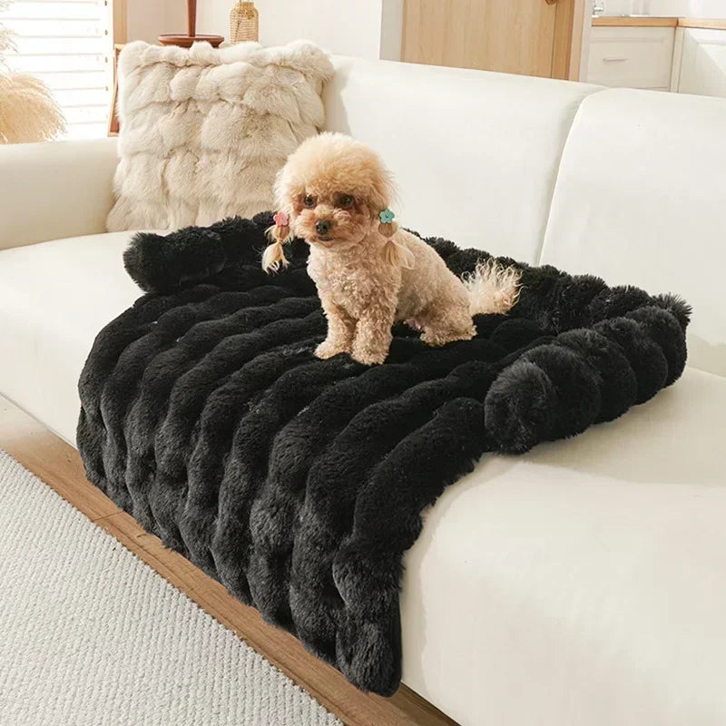 Square Winter Soft Warm House for Dog Bed for Small Dog Mat Super Soft Cat Bed Pet Sofa Pad Plush Neck Pillow Cat Nest Travel