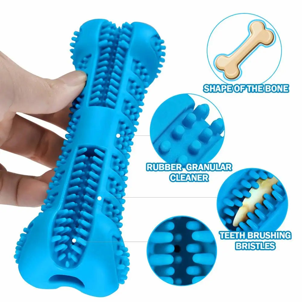 Soft Rubber Dog Toothbrushes Puppy Chew Toys Dog Brush Stick 360 Degree Teeth Cleaning Toothpaste for Small Dogs Pet Toothbrush